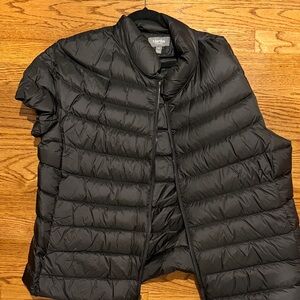 Martha Stewart Charcoal Puffer Vest